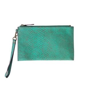 Liebeskind Green Wristlet Clutch